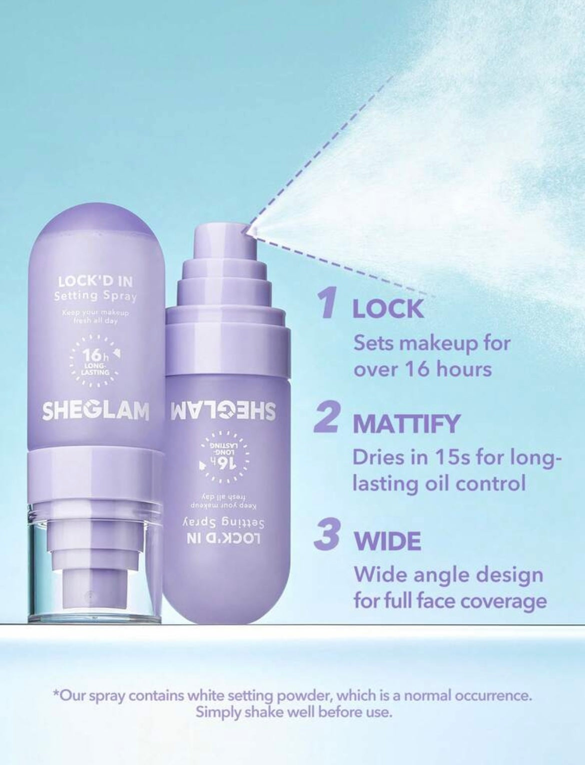 Sheglam Lock'D In Setting Spray