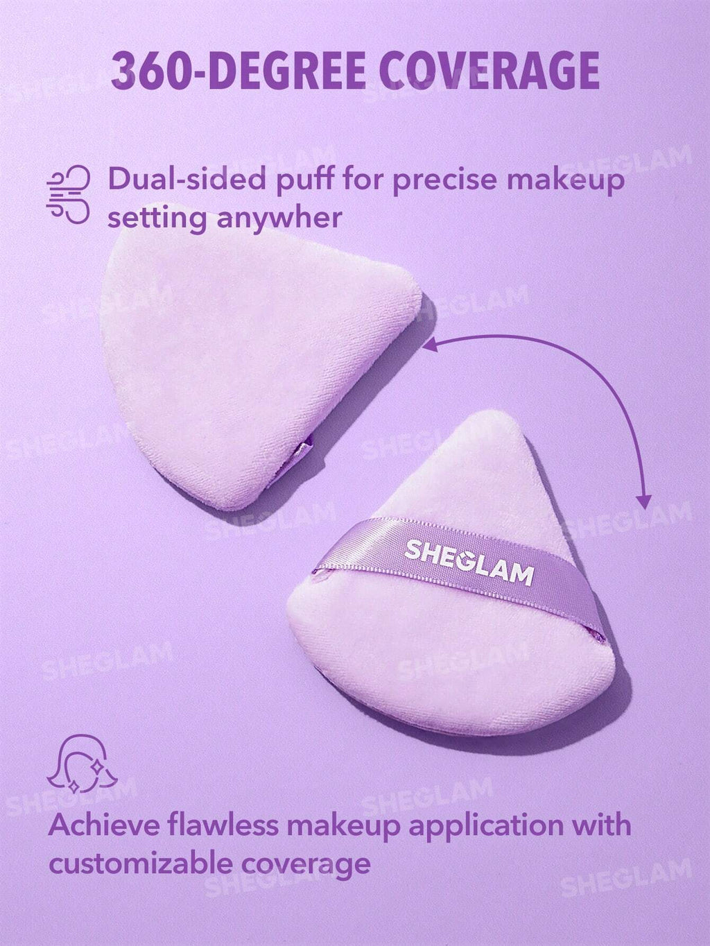 Sheglam Insta-Ready Powder Puff - Set of 3