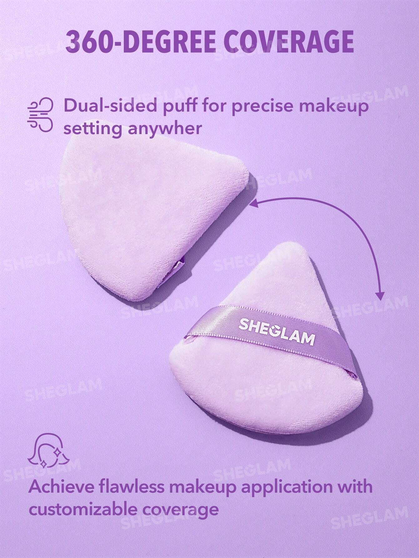 Sheglam Insta-Ready Powder Puff - Set of 3