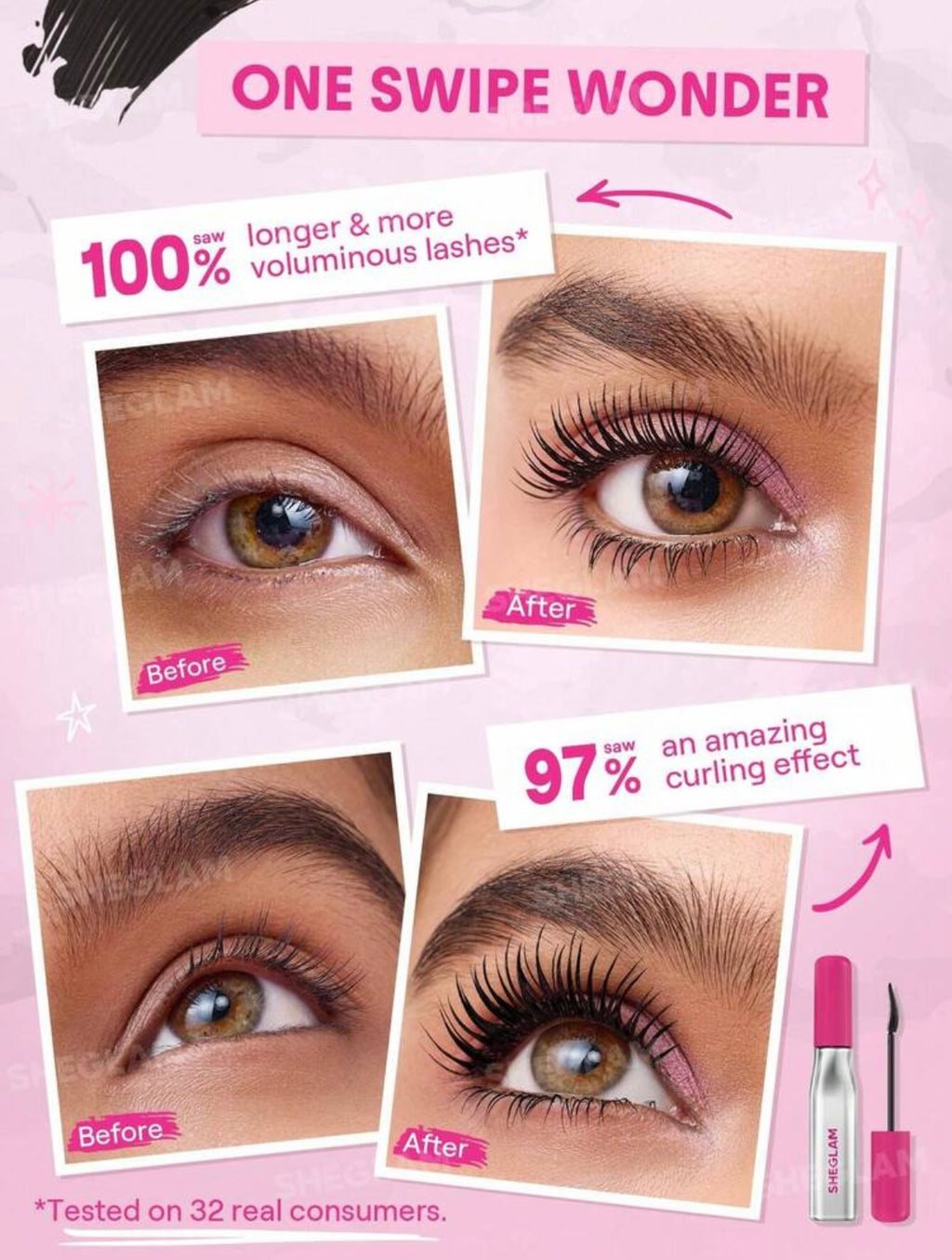 Sheglam Lashlighter Up & Out Mascara