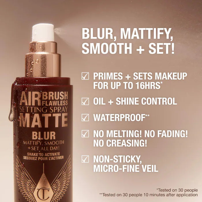 Charlotte Tilbury Airbrush Flawless Matte Blurring & Waterproof Setting Spray 34 ml