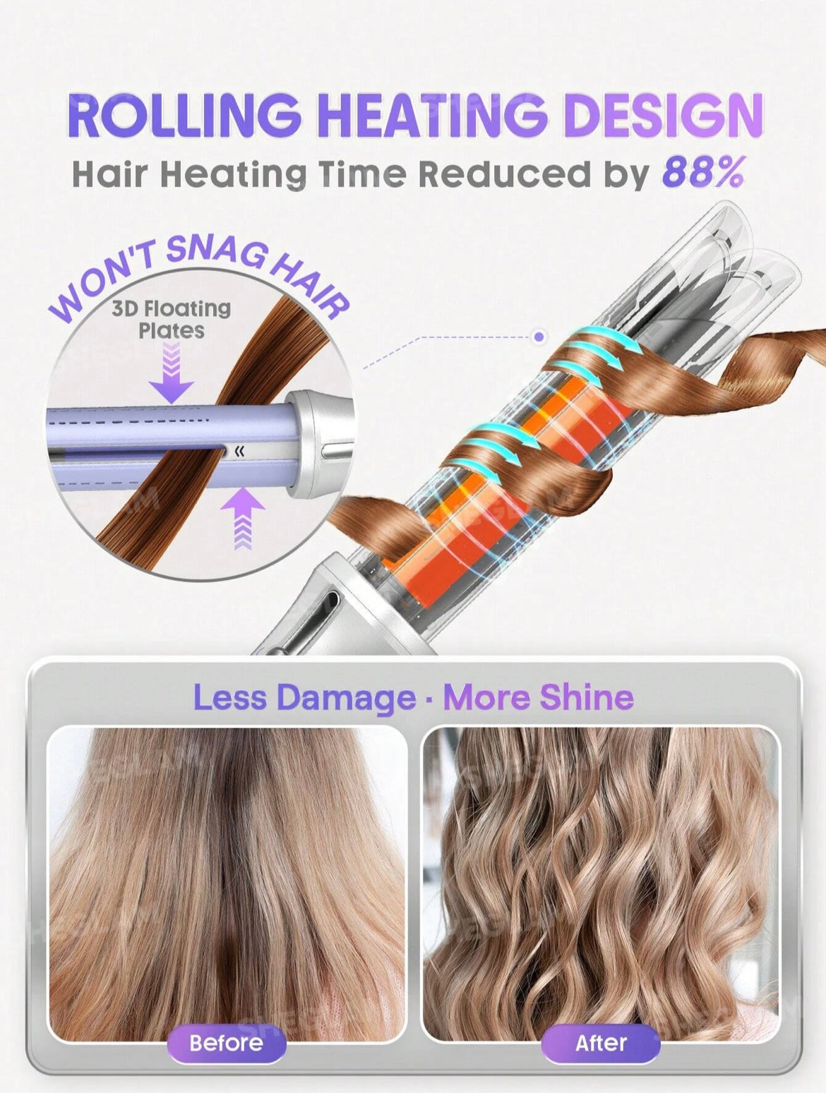 Sheglam One Touch Airflow Styler Pro 32 mm
