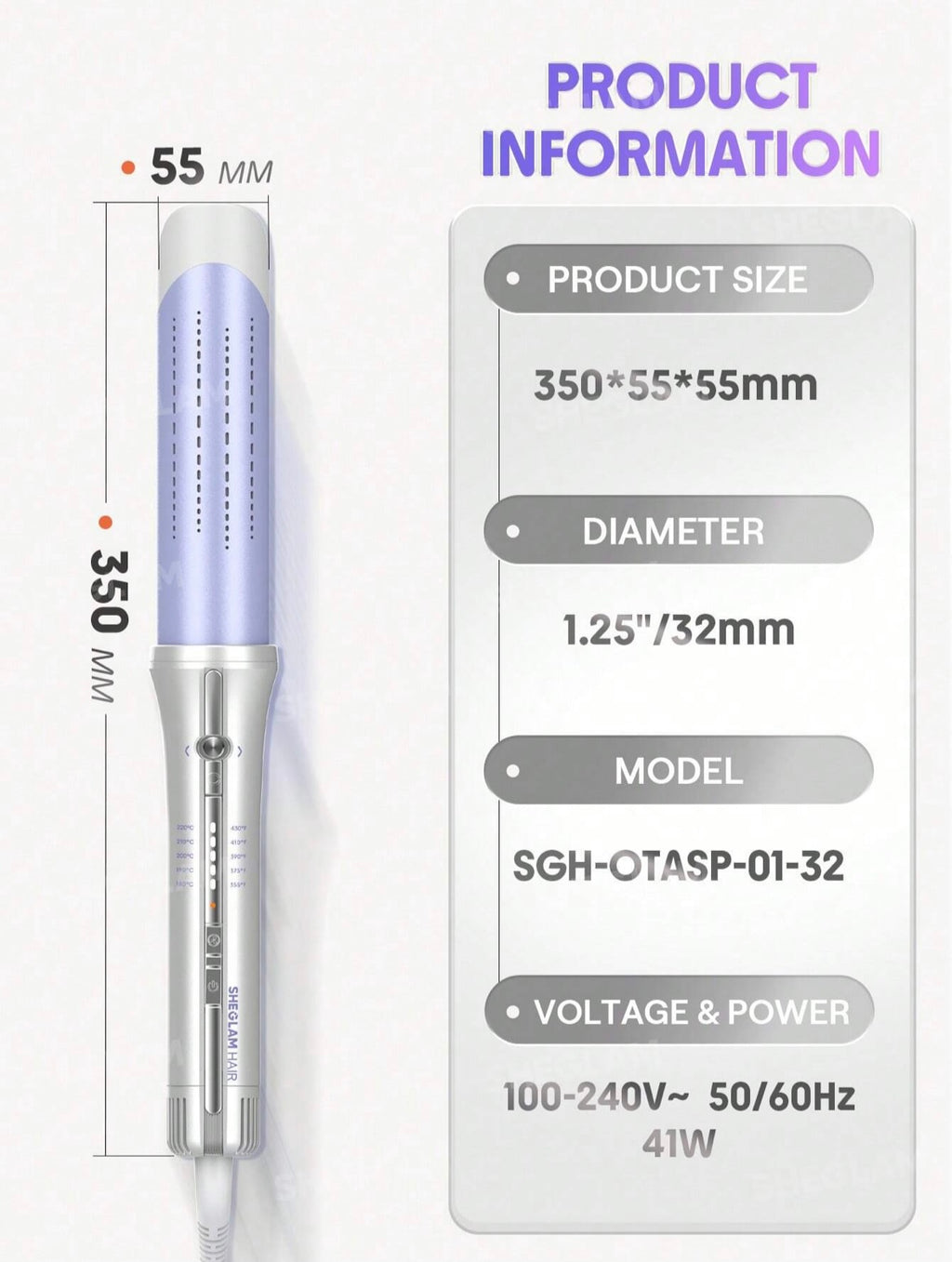Sheglam One Touch Airflow Styler Pro 32 mm