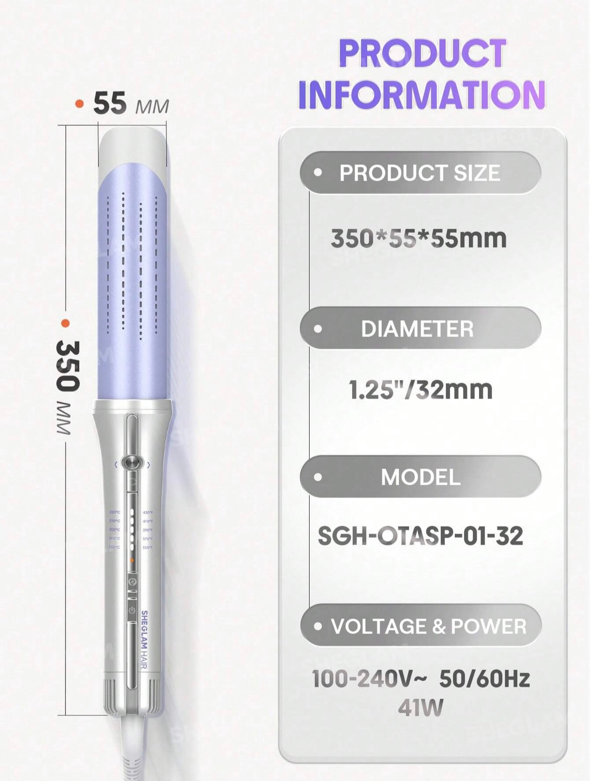 Sheglam One Touch Airflow Styler Pro 32 mm