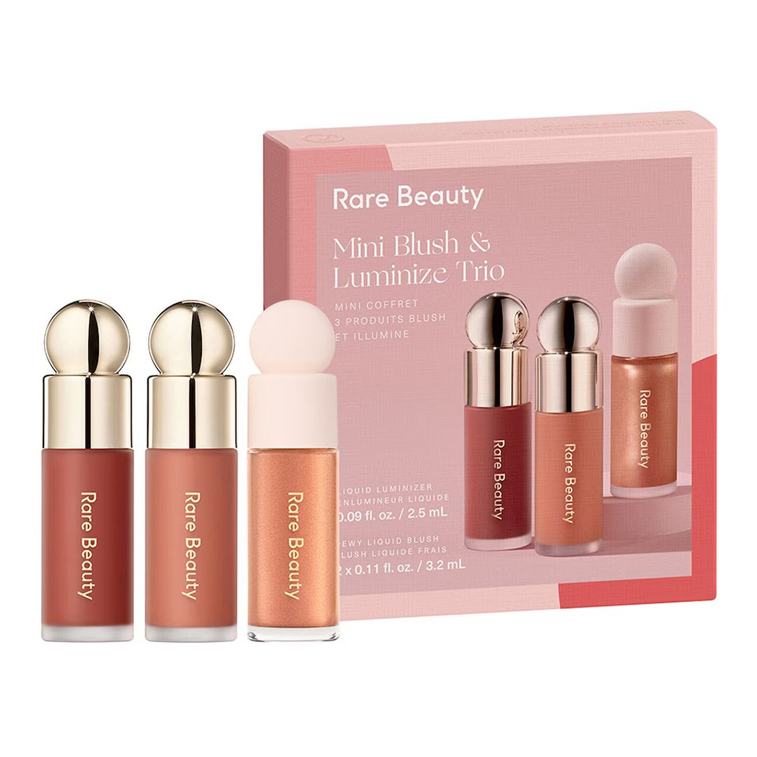 Rare Beauty Mini Blush & Luminize Trio
