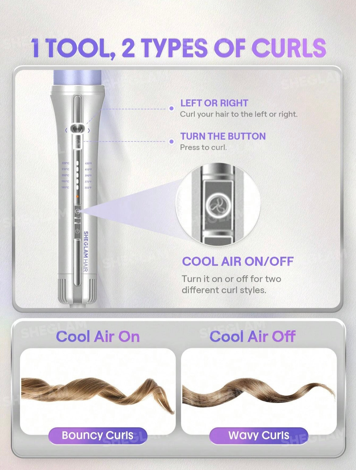 Sheglam One Touch Airflow Styler Pro 32 mm