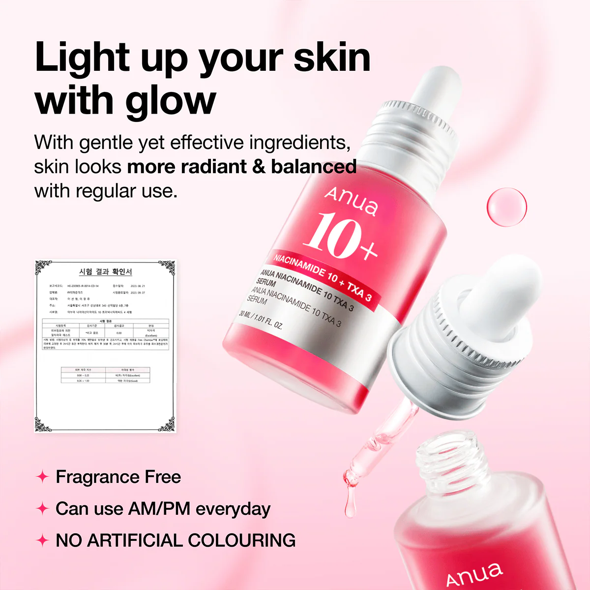 Anua Niacinamide 10% + TXA 4% Serum 30 ml