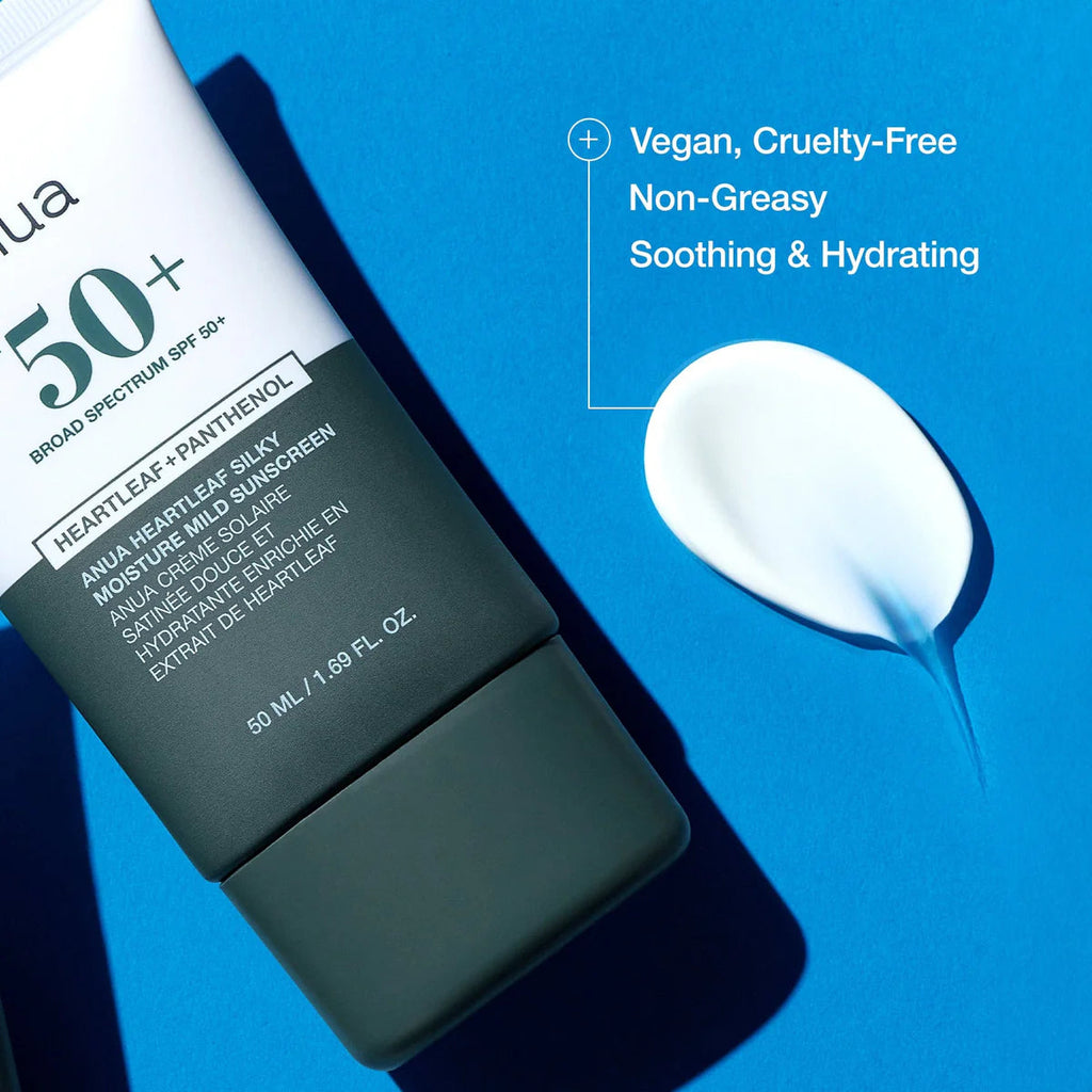 Anua Heartleaf Silky Moisture Sun Cream 50 ml