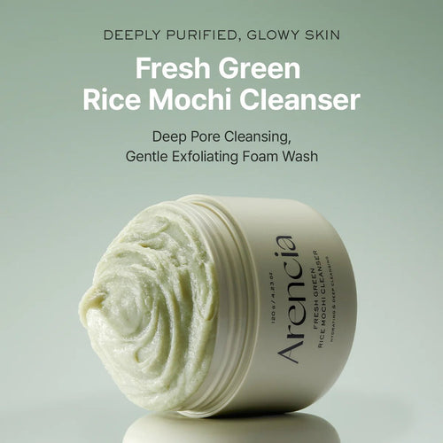 Arencia Fresh Green Rice Mochi Cleanser 120g - Rabeauty