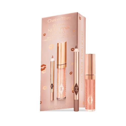 Charlotte Tilbury Glossy Nude Pink Lip Duo - Rabeauty