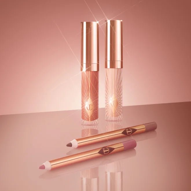 Charlotte Tilbury Glossy Nude Pink Lip Duo - Rabeauty