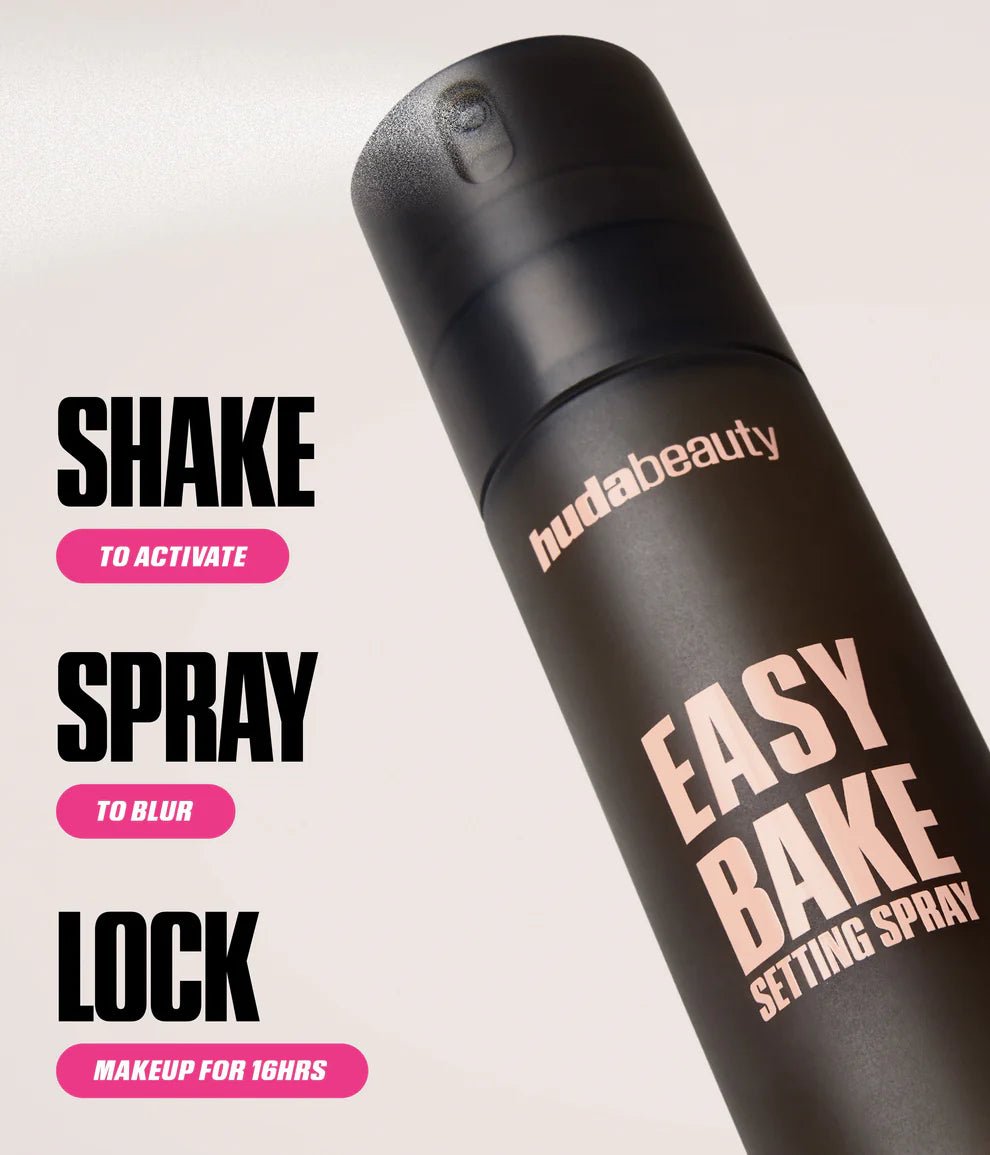 Huda Beauty Easy Bake Setting Spray with 16 - Hour Wear - 100 ml - Rabeauty