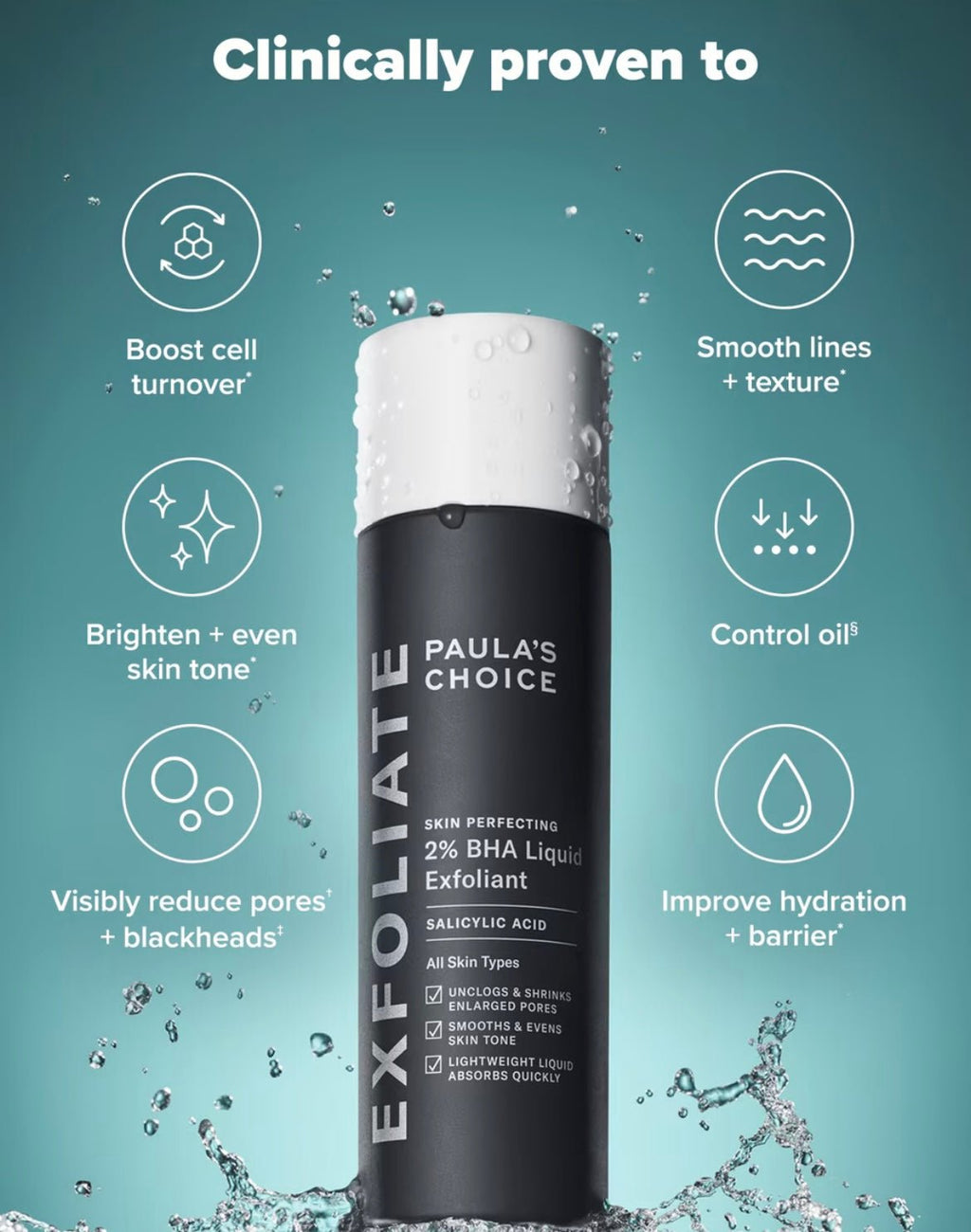Paula's Choice Skin Perfecting 2% BHA Liquid Exfoliant 30 ml - Rabeauty